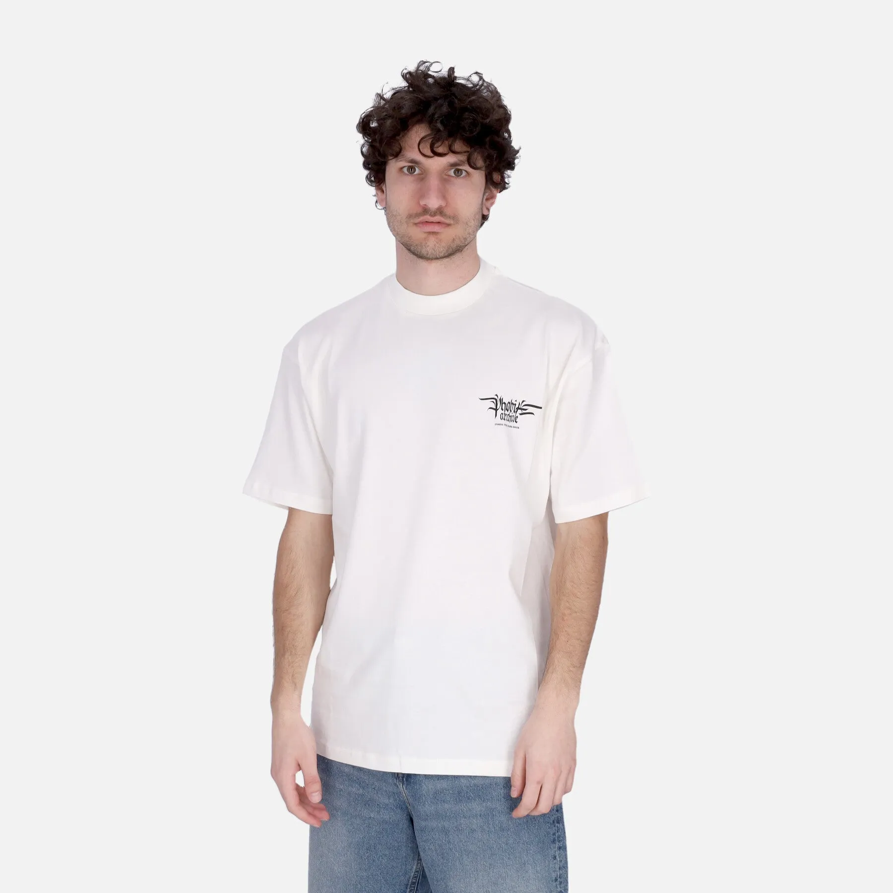 Maglietta Uomo Fiery Cobra Print Tee White/purple