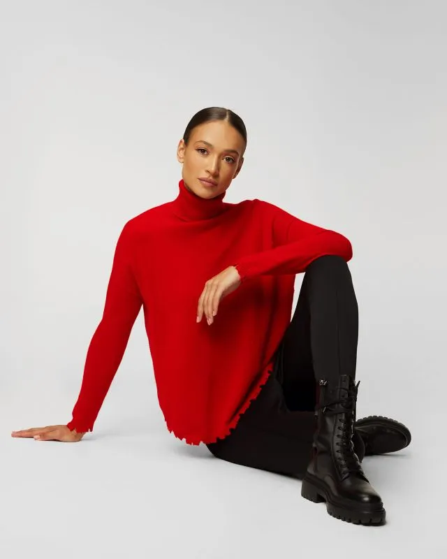 Maglione a collo alto in cashmere da donna Kujten Mavis