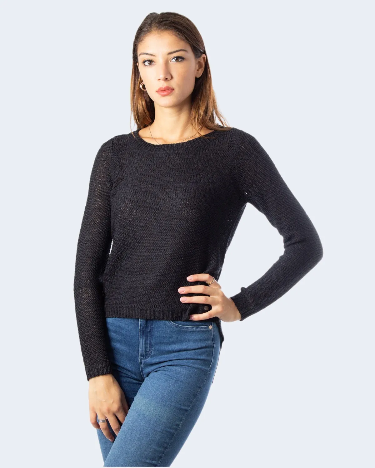 Maglione Only ONLGEENA XO L/S KNT NOOS Nero