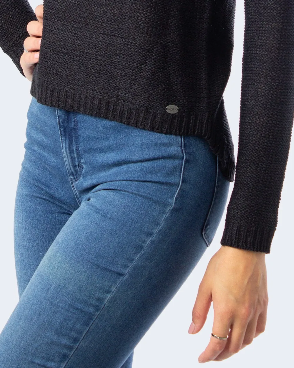 Maglione Only ONLGEENA XO L/S KNT NOOS Nero