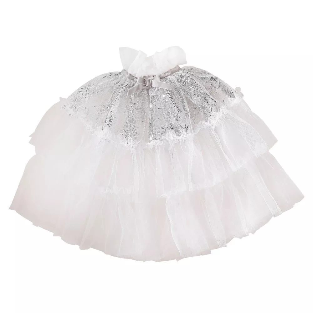 Mantello da principessa delle fate invernali bianco deluxe
