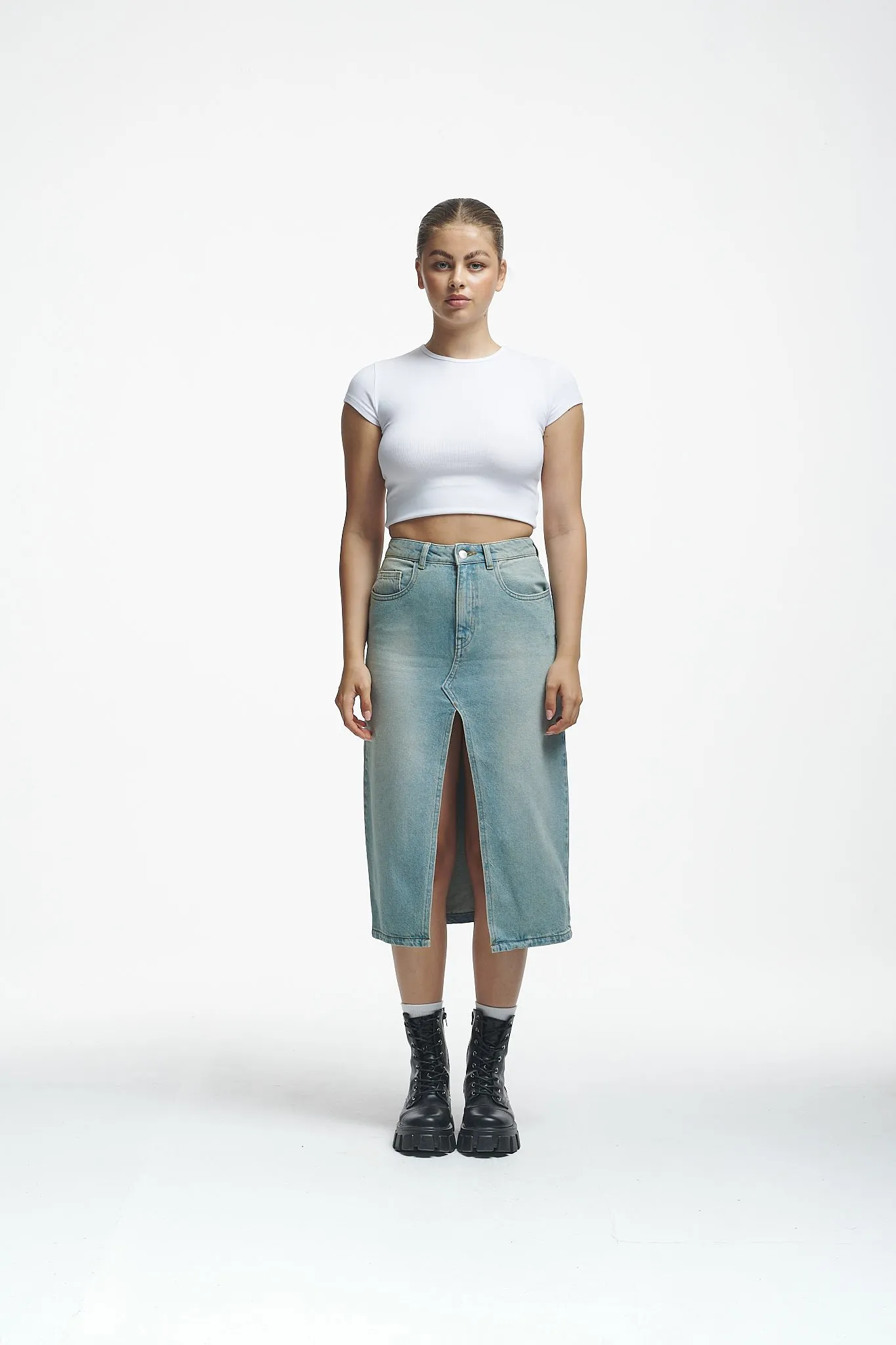 MERYA SKIRT - Gonna di jeans