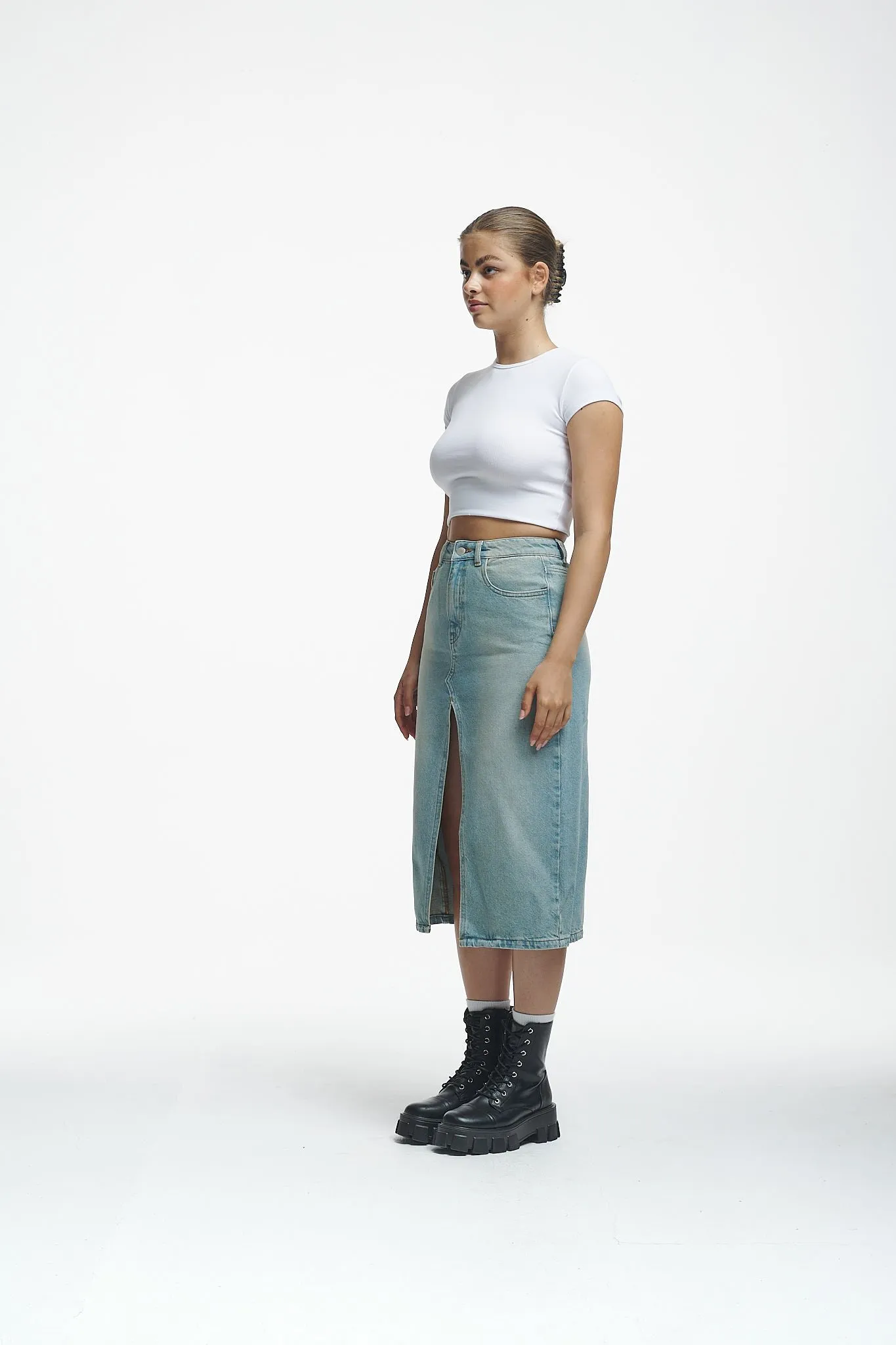 MERYA SKIRT - Gonna di jeans