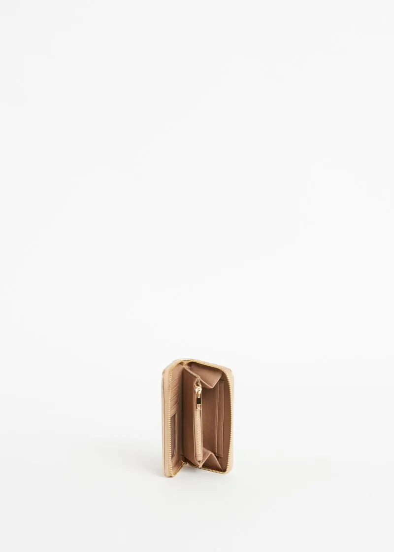 Mini portafoglio con chiusura zip