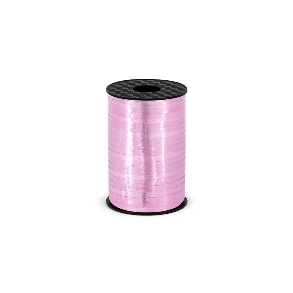 Nastrino Lilla Metallizzato Rosa Chiudi Pacco Regalo 5 Mm X 225 M