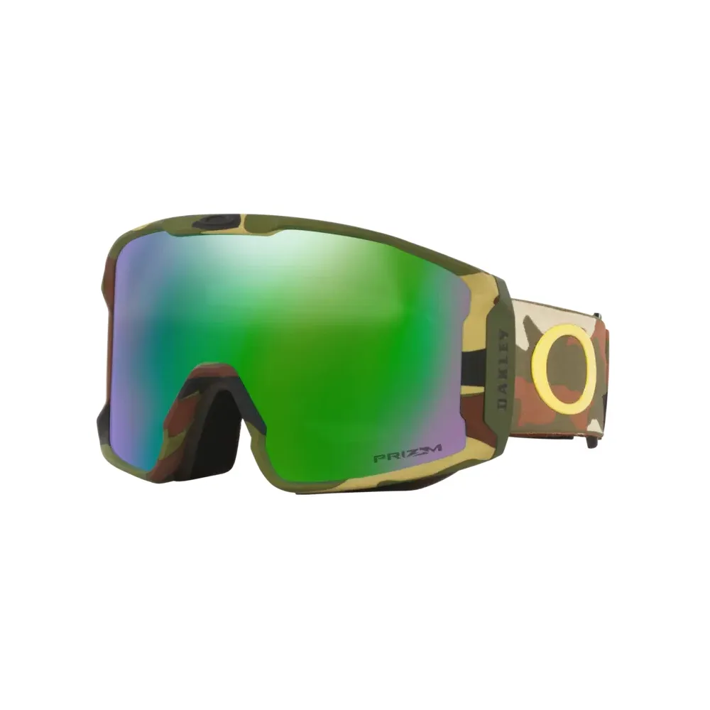 Oakley - Line Miner™ L - Prizm Snow Jade Iridium - Camo Green - Maschera da Sci - Snow Goggles - Oakley Eyewear