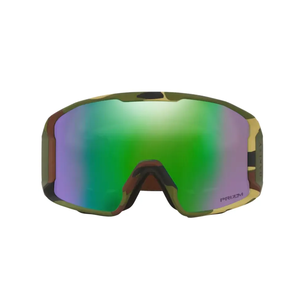 Oakley - Line Miner™ L - Prizm Snow Jade Iridium - Camo Green - Maschera da Sci - Snow Goggles - Oakley Eyewear