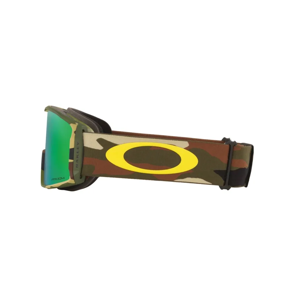 Oakley - Line Miner™ L - Prizm Snow Jade Iridium - Camo Green - Maschera da Sci - Snow Goggles - Oakley Eyewear