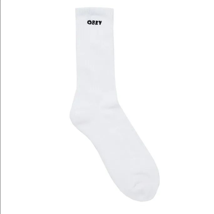 Obey Calzino unisex Clothing Bold 100260144 A091400 white taglia unica