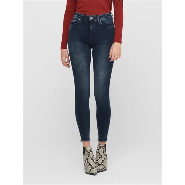 ONLBLUSH jeans skinny sfrangiato donna only