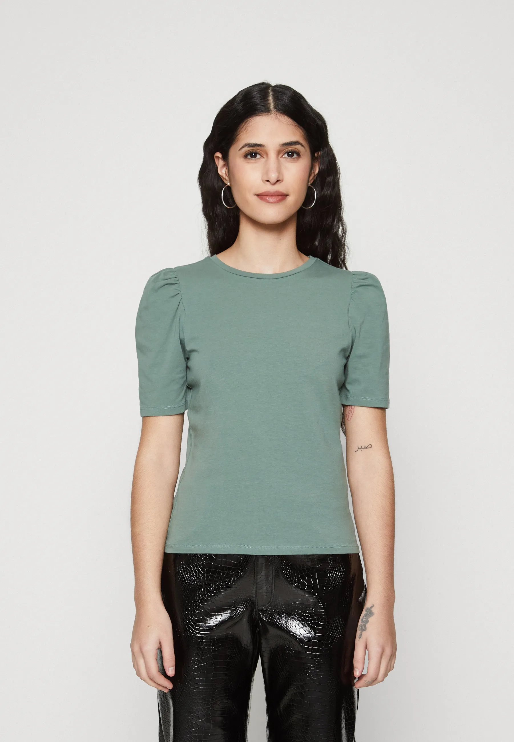 ONLLIVE LOVE 2/4 PUFFTOP - T-shirt basic