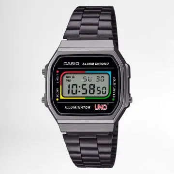 Orologio vintage UNO A168WEUC-1AER Argento Nero