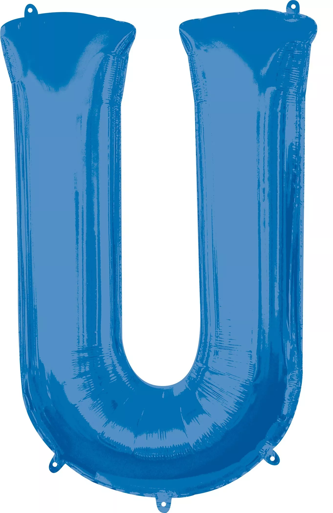Palloncino Foil lettera U blu XL 86cm