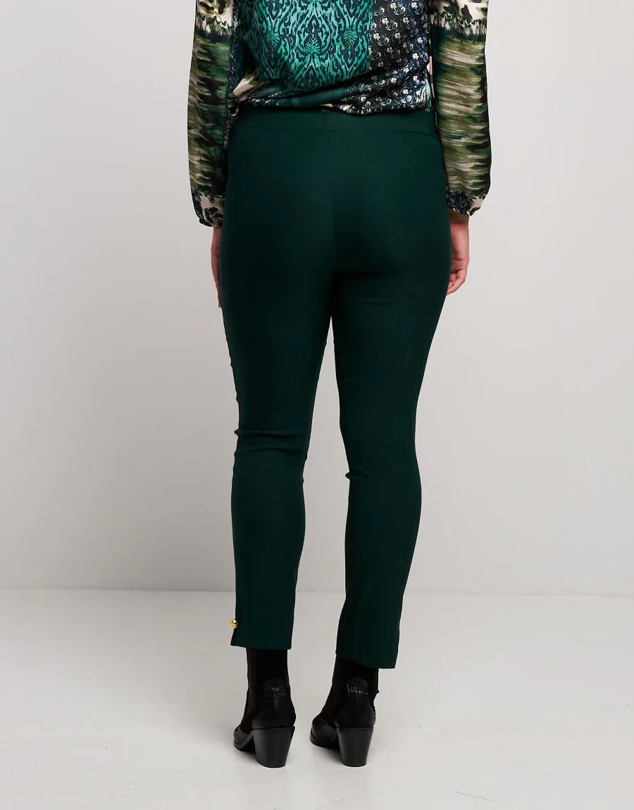 Pantalone con spacchetti e bottone