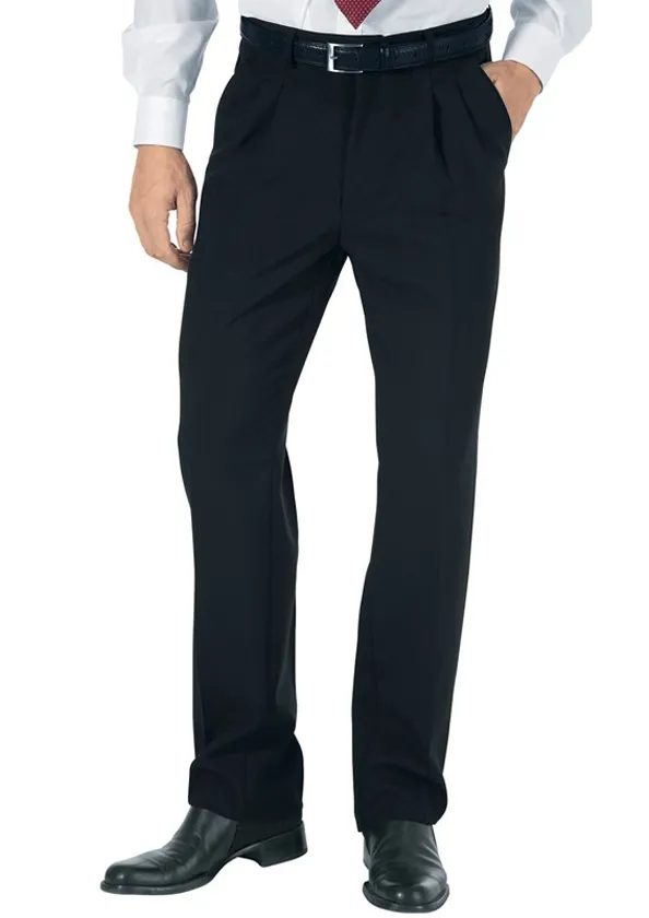 PANTALONE SERVIZIO SALA BAR NERO 2 PINCES ISACCO 063000