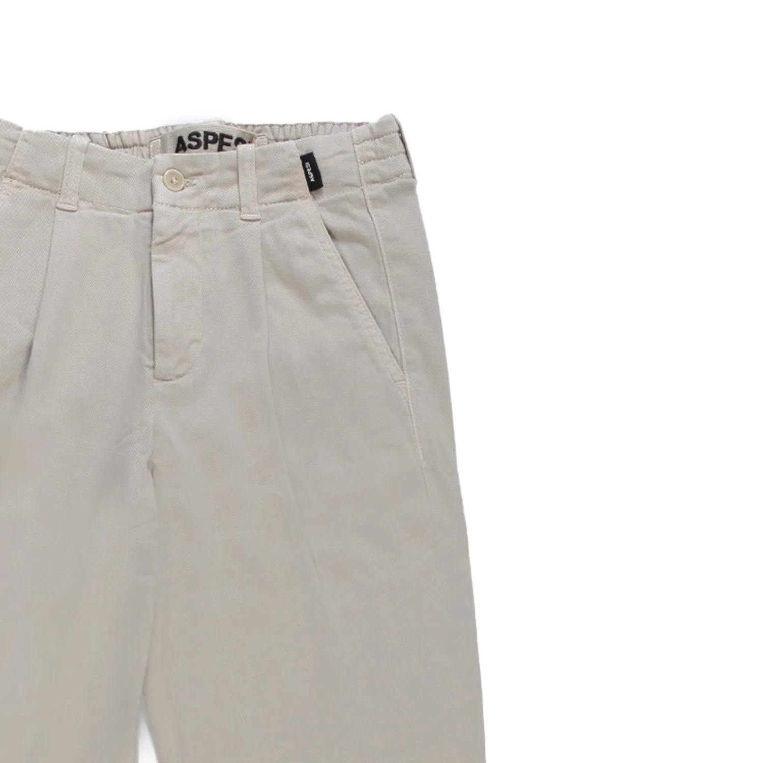 Pantalone Twill Aspesi Ecru Bambino E Ragazzo