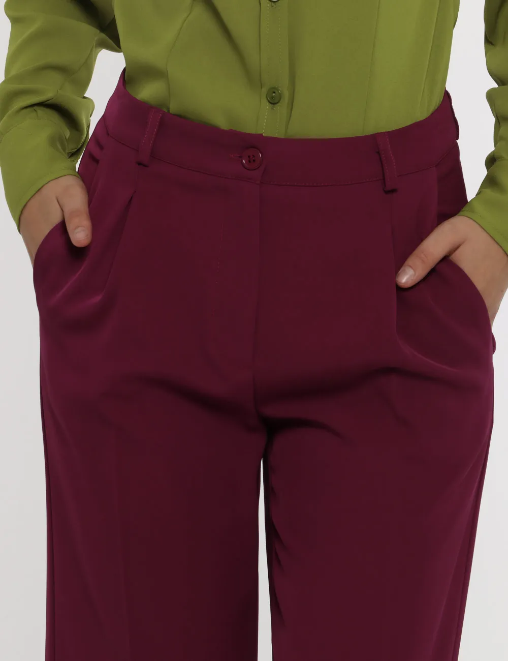 Pantalone Vougue viola prugna