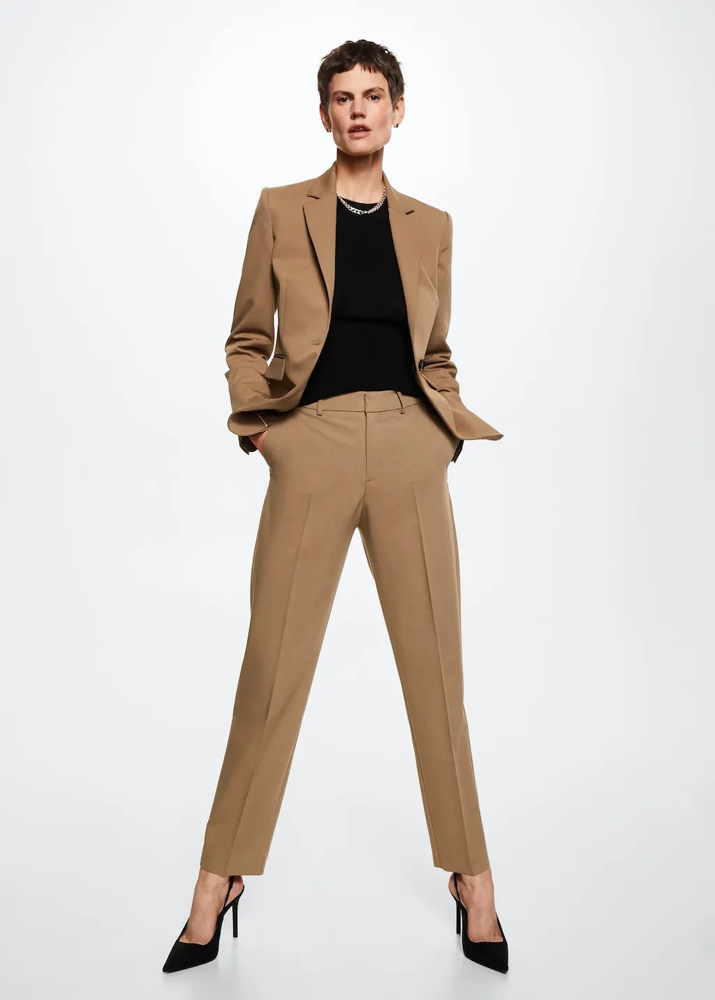 Pantaloni completo pinces