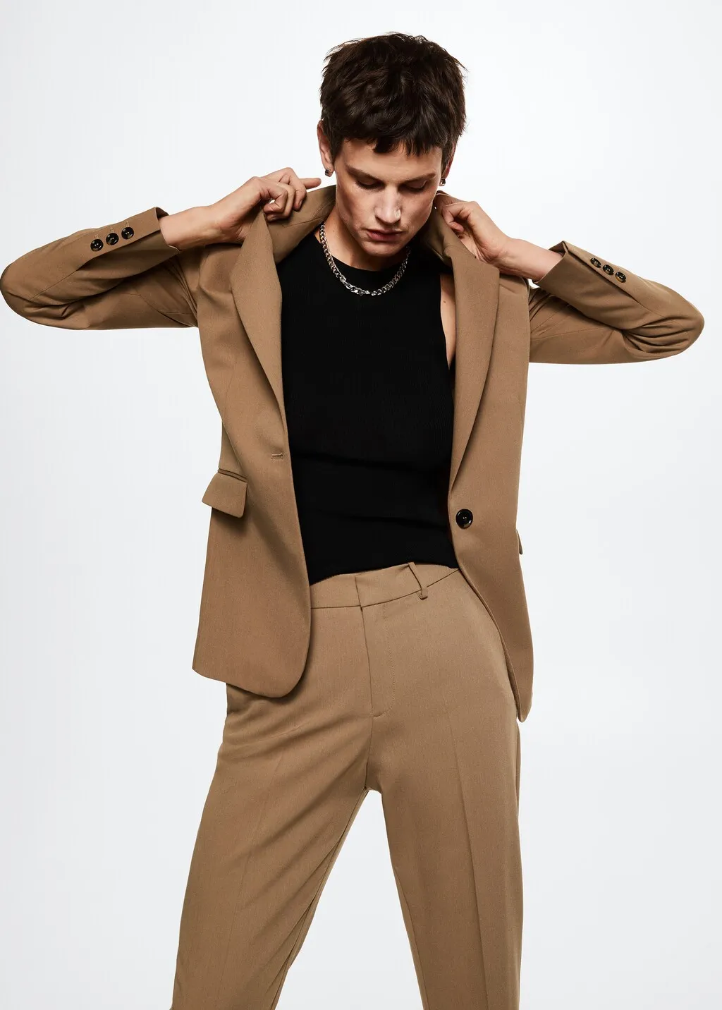 Pantaloni completo pinces