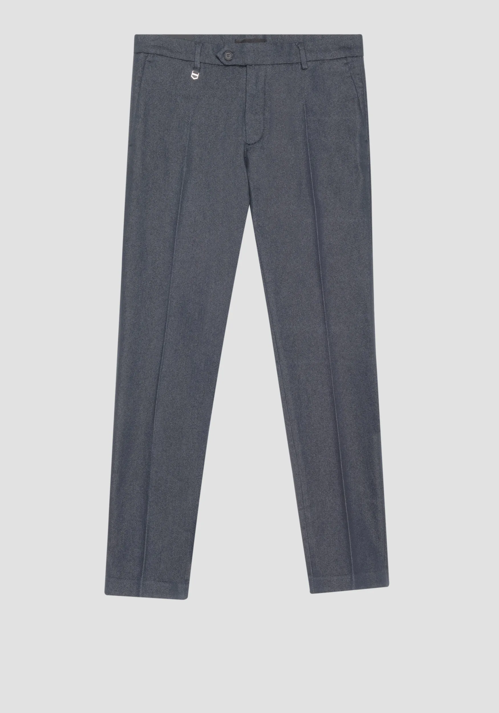 PANTALONI SKINNY FIT “BRYAN” IN MISTO COTONE ELASTICO EFFETTO DENIM