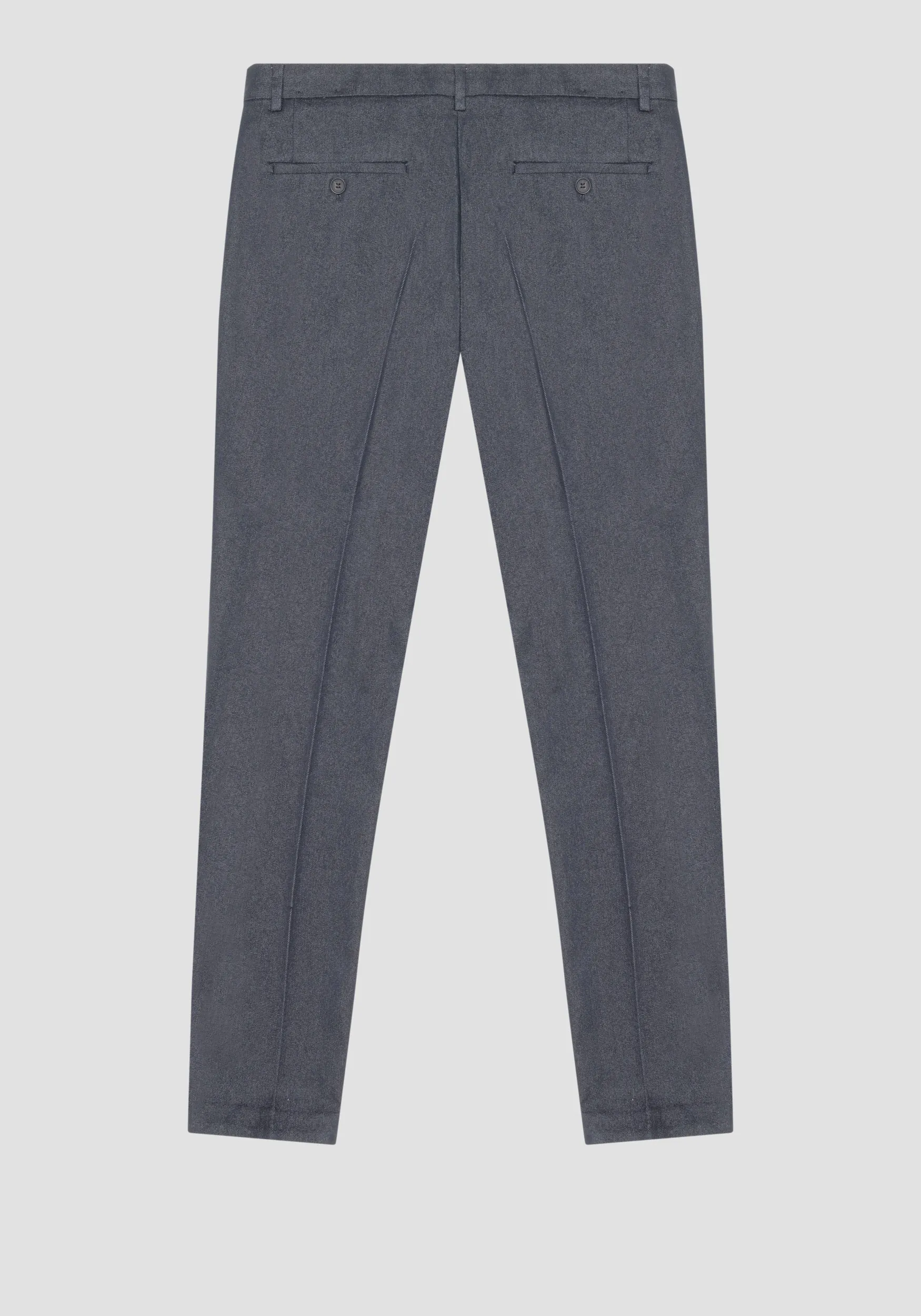 PANTALONI SKINNY FIT “BRYAN” IN MISTO COTONE ELASTICO EFFETTO DENIM
