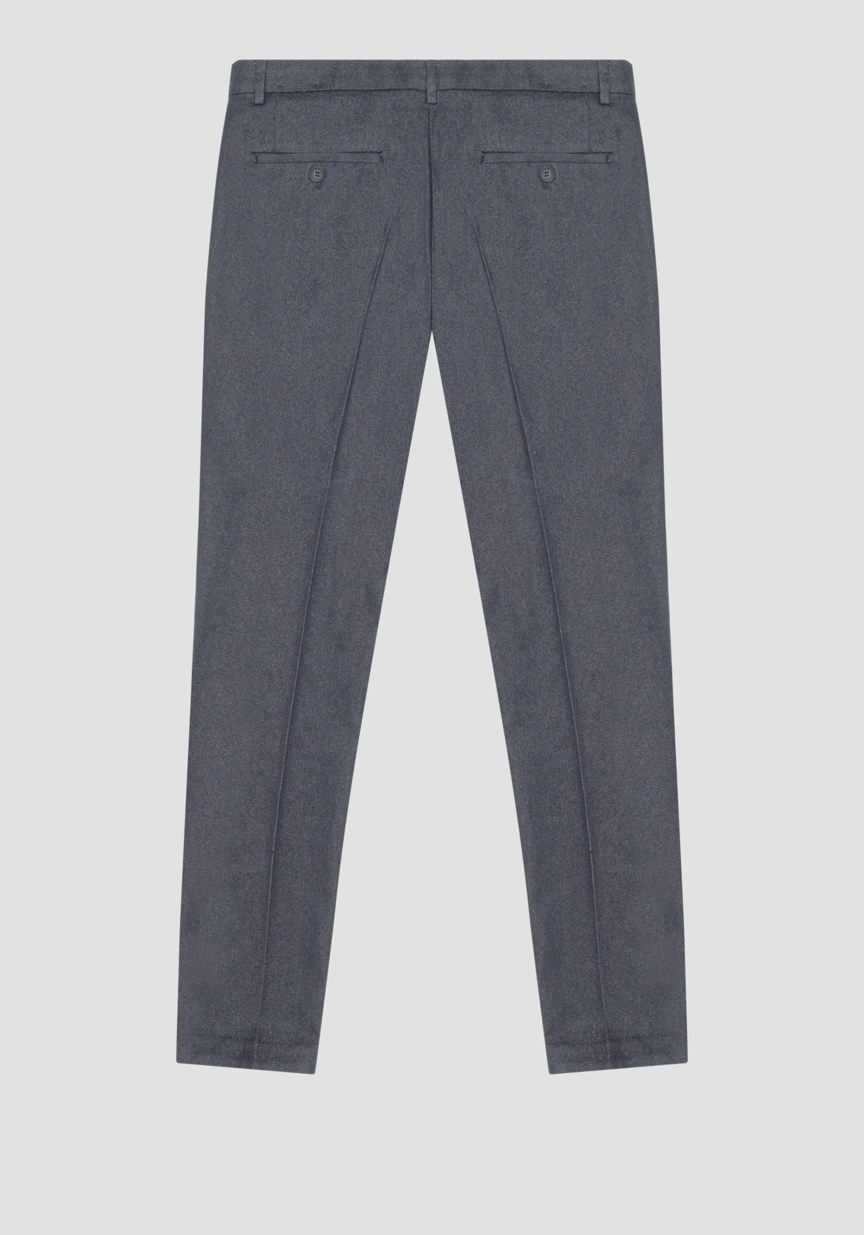 PANTALONI SKINNY FIT “BRYAN” IN MISTO COTONE ELASTICO EFFETTO DENIM