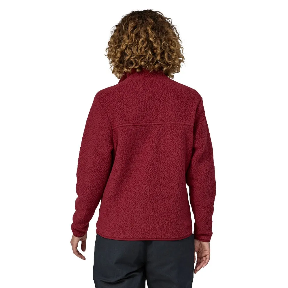 Patagonia Fleece Retro Pile Rosso Donna