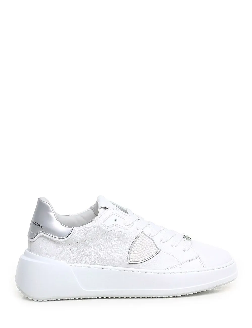 Philippe Model     SNEAKERS TRES TEMPLE LOW DIAMANT BLANC