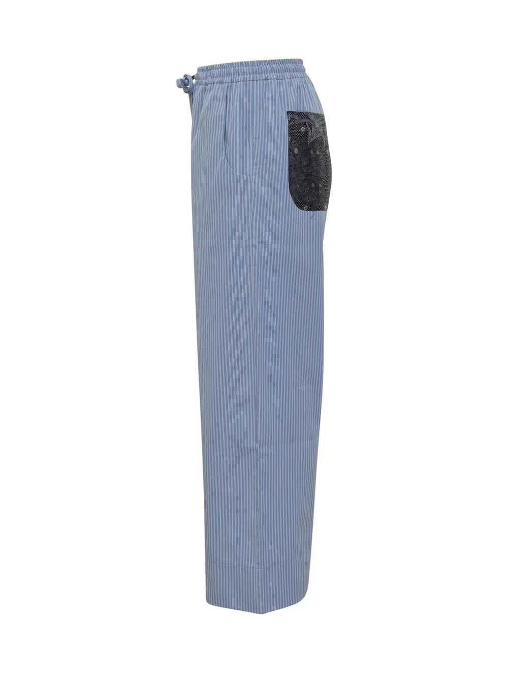 PIERRE LOUIS MASCIA Pantalone in Cotone e Seta  