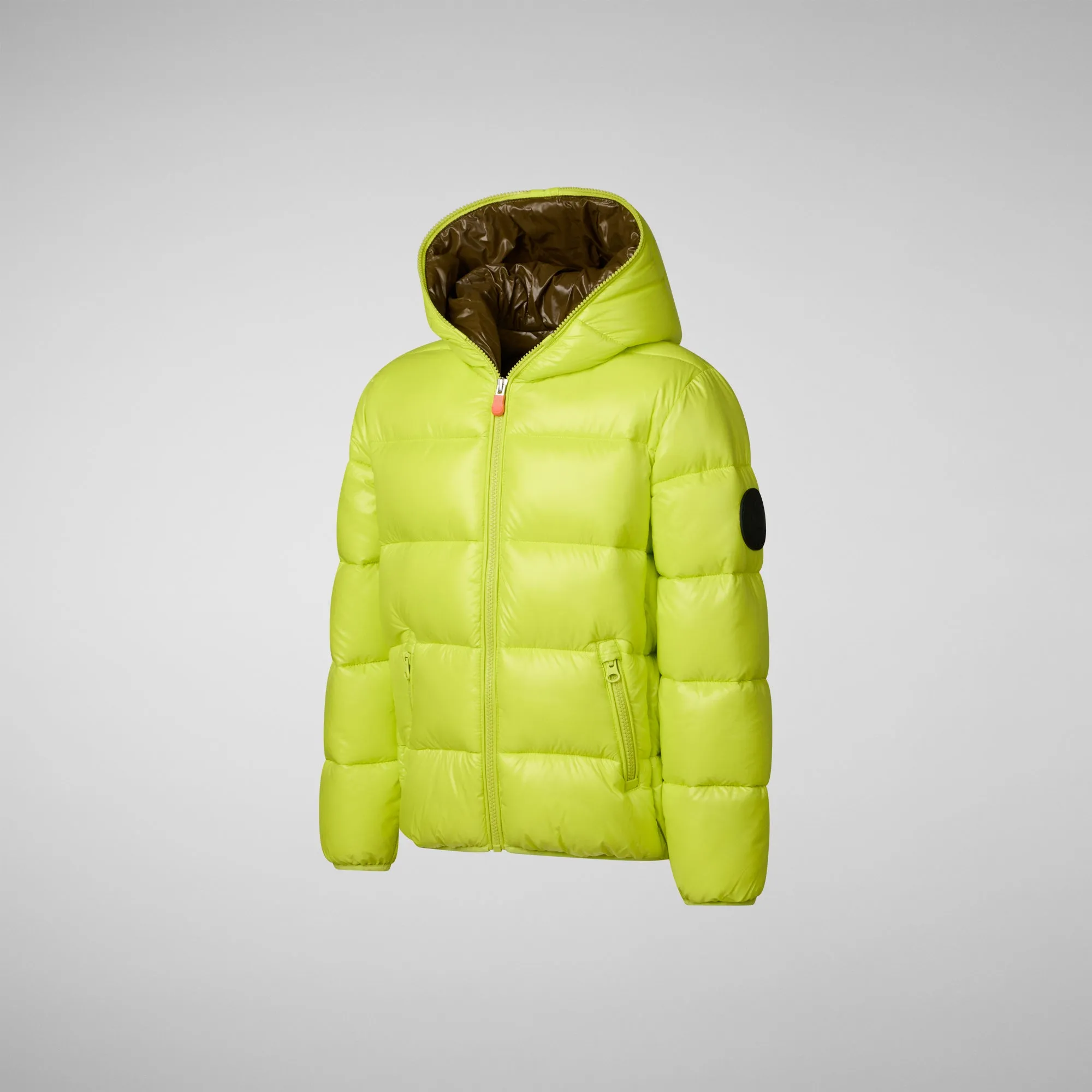 PIUMINO ANIMAL FREE BAMBINA KATE VERDE LIME
