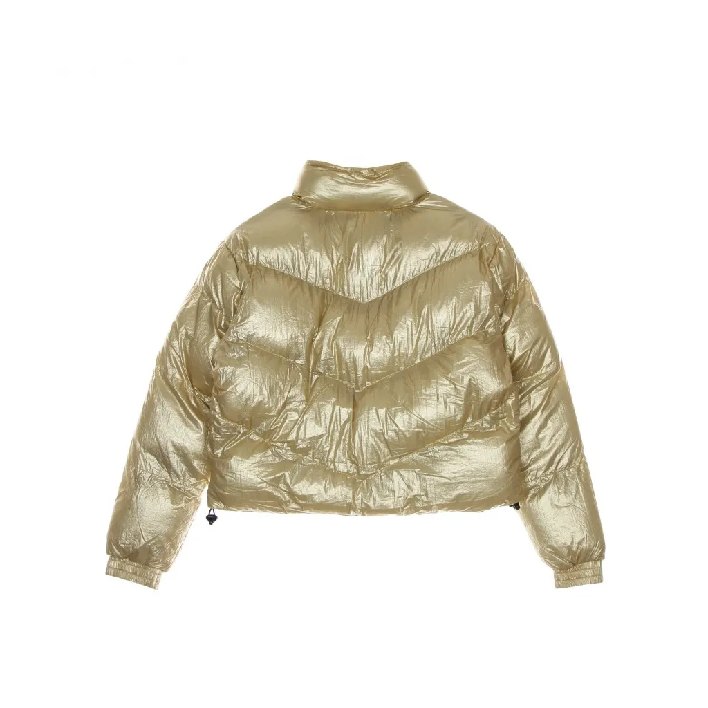 piumino corto donna chest signature puffer jacket GOLD
