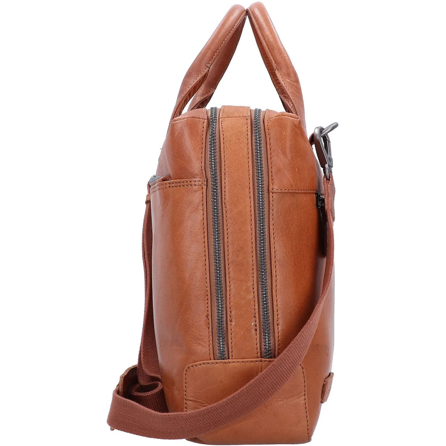 Plevier Rock Flint Valigetta Protezione RFID Pelle 41 cm Scomparto per laptop