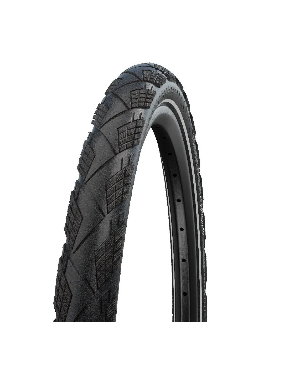 Pneumatico Pieghevole Schwalbe Marathon Efficency 28 x 2.15 Addix Race SR Nero/Reflex