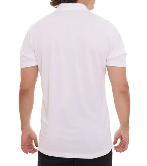 Polo adidas Performance Primegreen da uomo in maglia da golf di qualità piqué GQ3132 bianca