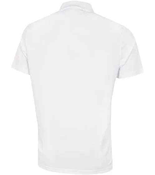 Polo adidas Performance Primegreen da uomo in maglia da golf di qualità piqué GQ3132 bianca