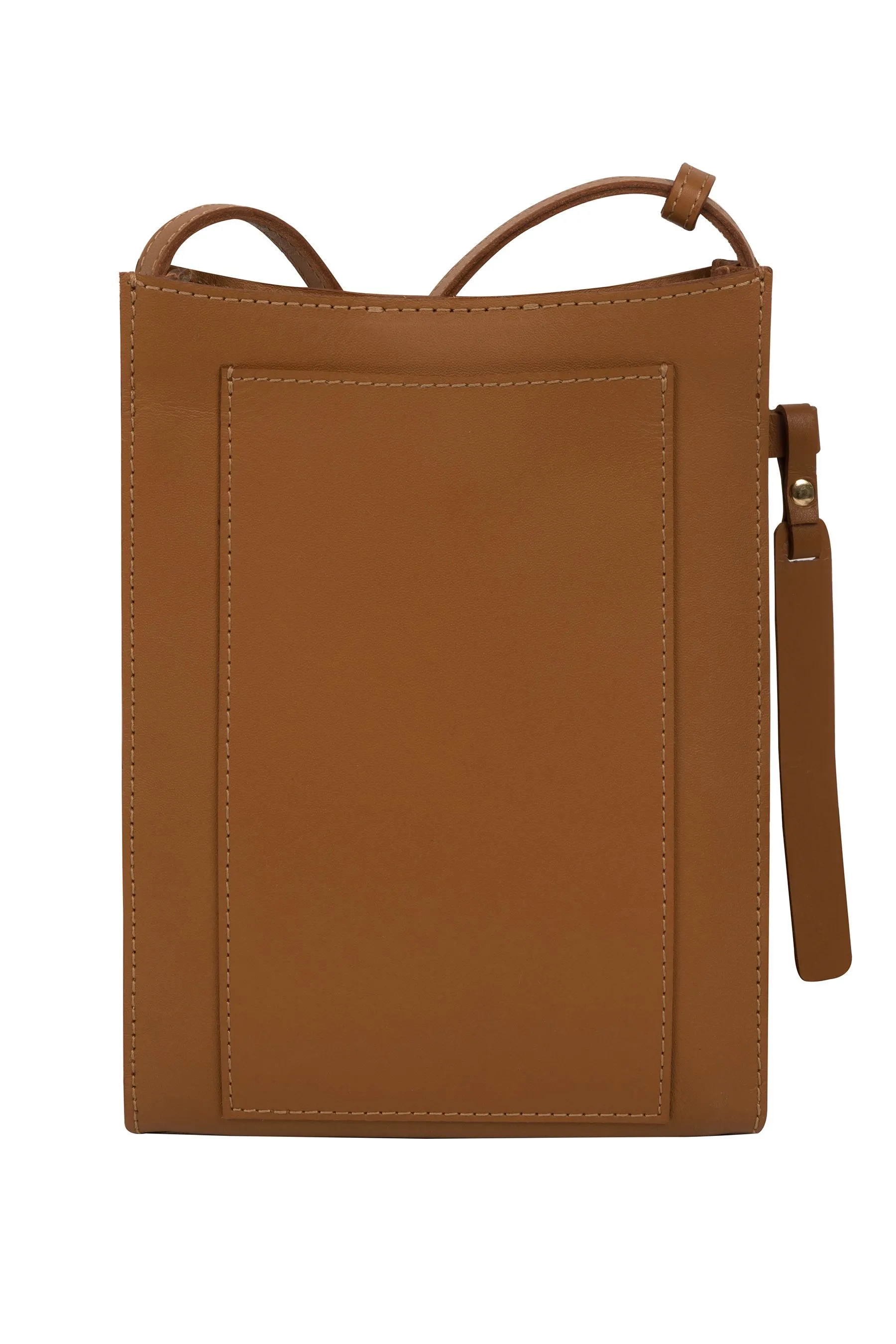 Pure Luxuries London - Barton - Borsa a tracolla per smartphone in pelle conciata vegetale    