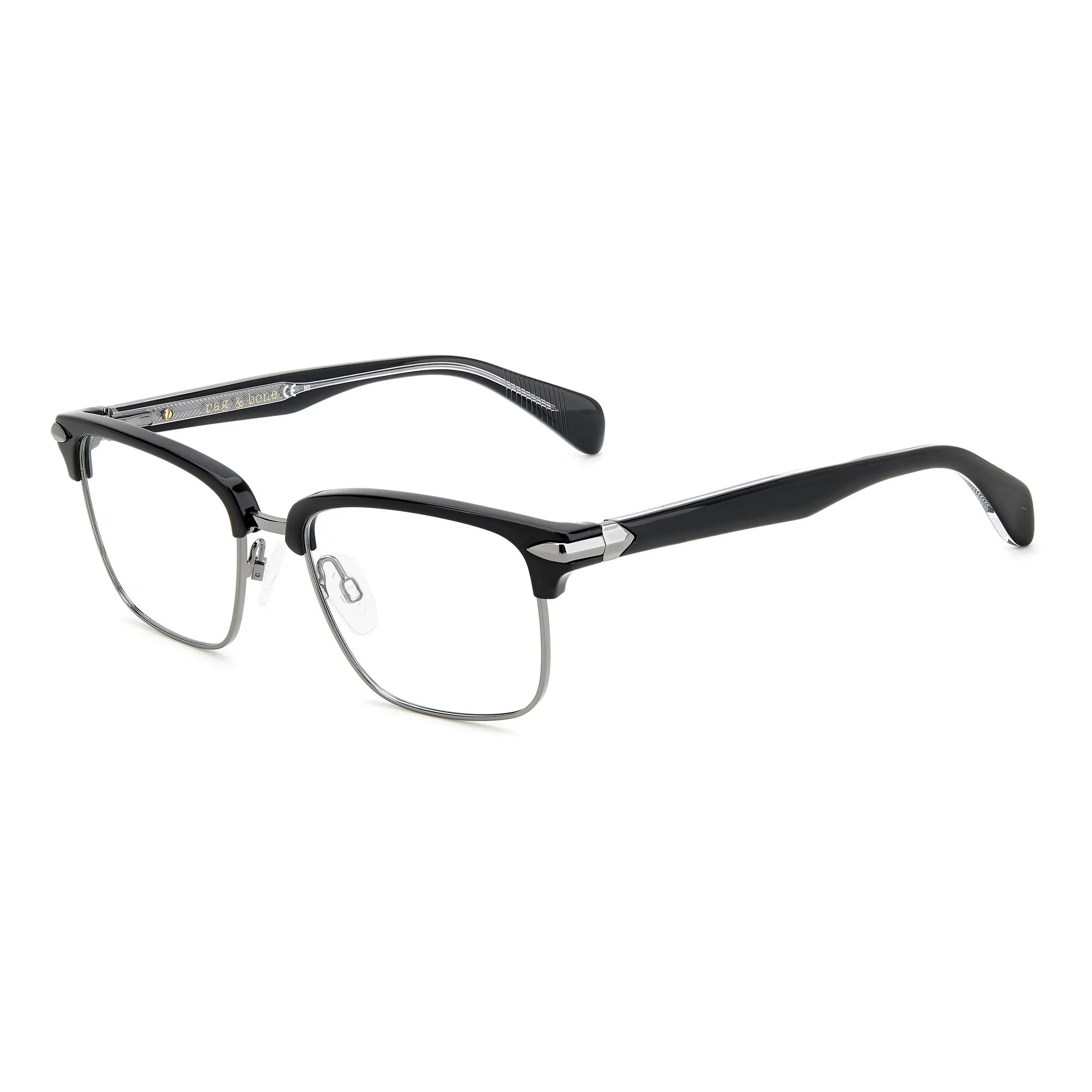   Rag&Bone RNB7038/G - 807 Nero | Occhiale Da Vista Uomo 