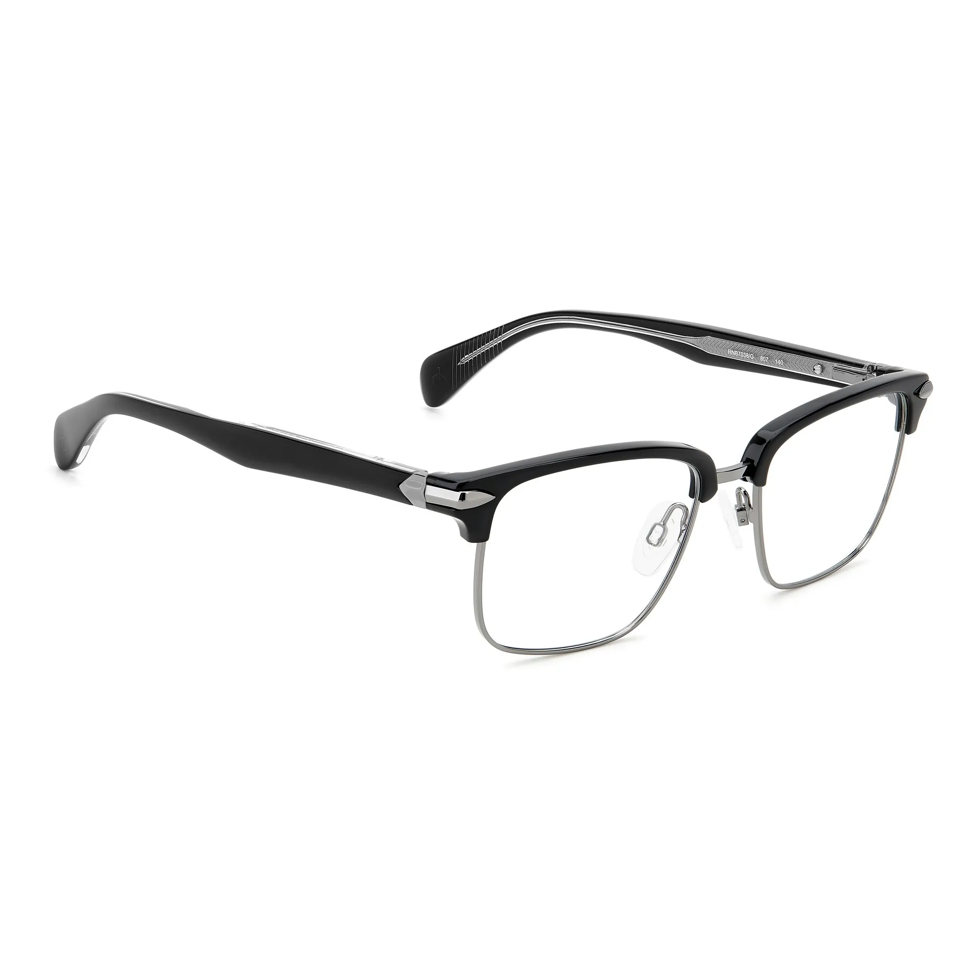   Rag&Bone RNB7038/G - 807 Nero | Occhiale Da Vista Uomo 