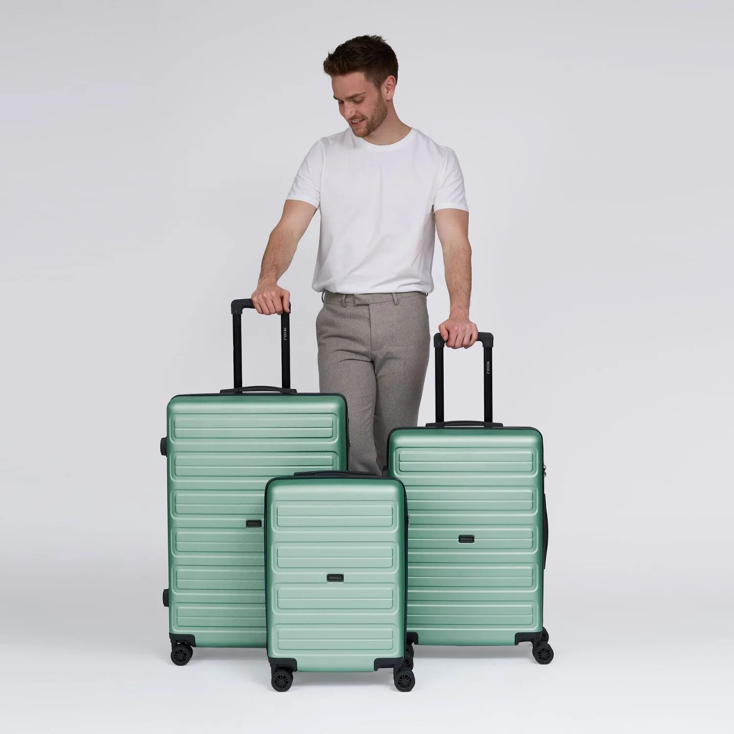 Redolz Essentials 08 3-SET 4 ruote Set di valigie 3 pezzi