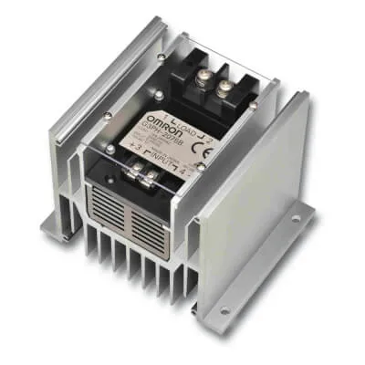 Relè a stato solido G3PH-5075B DC5-24, Montaggio superficiale, 75 A, 480 V c.a., Zero Crossing, SPST-NA G3PH G3PH-5075B