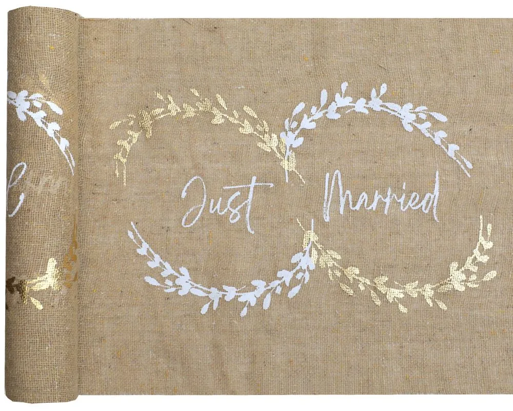 Runner da tavolo Natural Wedding 3m