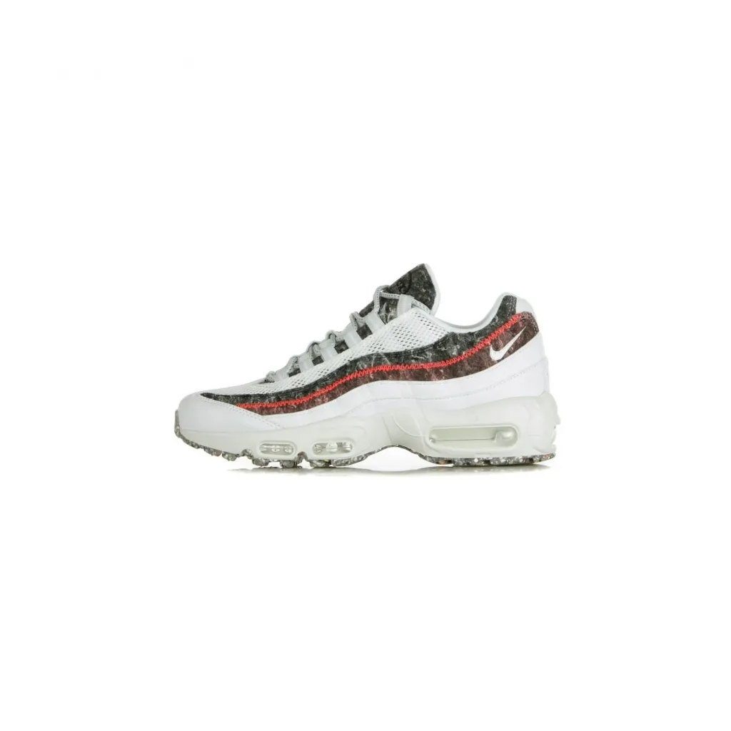 scarpa bassa uomo air max 95 WHITE/PHOTON DUST/BRIGHT CRIMSON