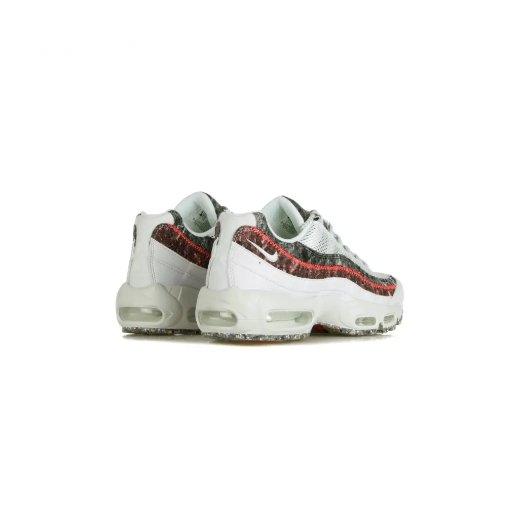 scarpa bassa uomo air max 95 WHITE/PHOTON DUST/BRIGHT CRIMSON
