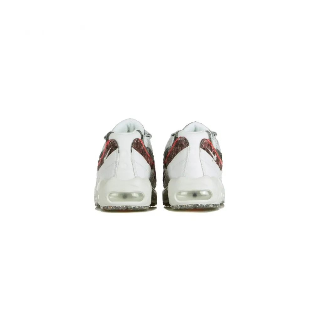 scarpa bassa uomo air max 95 WHITE/PHOTON DUST/BRIGHT CRIMSON