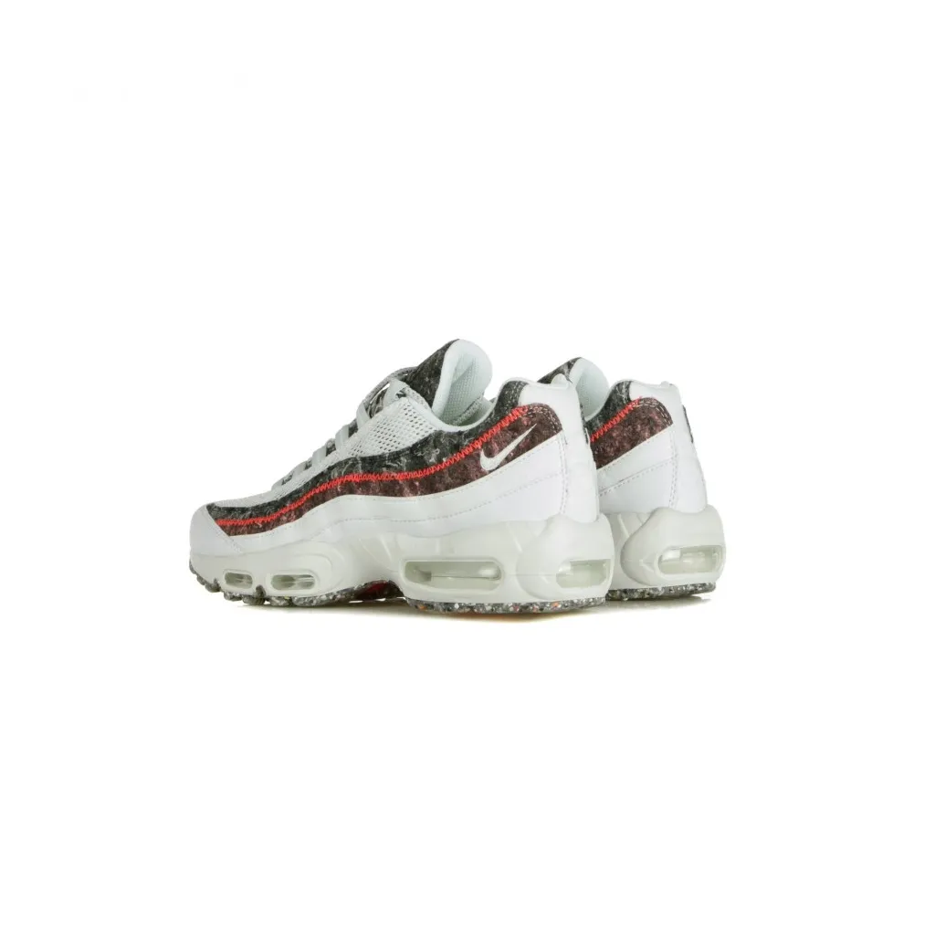 scarpa bassa uomo air max 95 WHITE/PHOTON DUST/BRIGHT CRIMSON