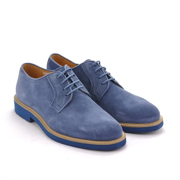 Scarpa uomo Exton Allacciata F.do Micro 9193 Camoscio Jeans