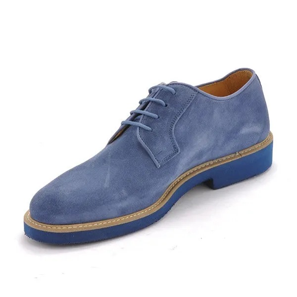 Scarpa uomo Exton Allacciata F.do Micro 9193 Camoscio Jeans