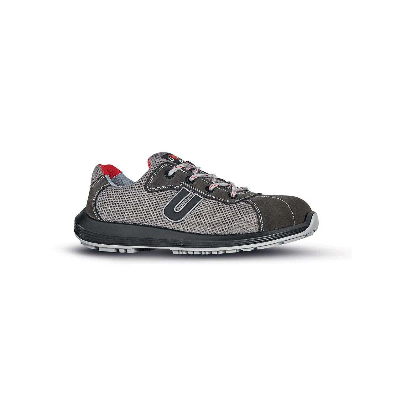 Scarpe antinfortunistiche S1P UPower COAL, 45  Unisex , con puntale di sicurezza