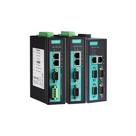Server per dispositivi MOXA, 2 porte Ethernet, 2 porte seriali, RS232, RS422, RS485, 921.6KBPS max