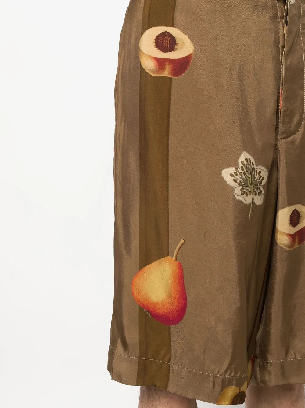 shorts ampio con stampa